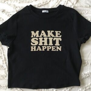 Garage Cropped Shirt woman M